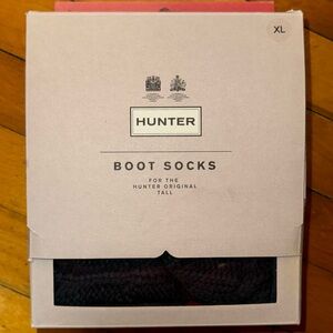 Brand new never worn womens dark green hunter boot socks